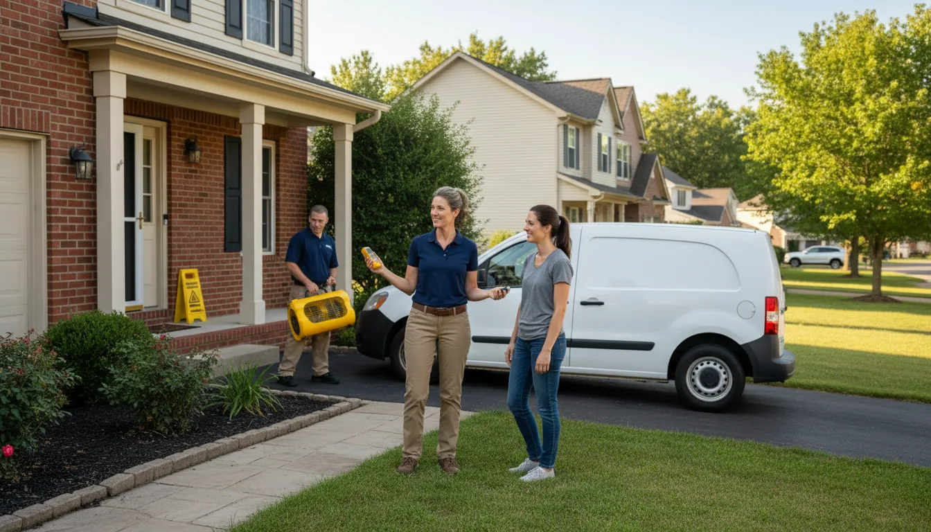 Water restoration image for Home Water Damage Repair in Straughn, IN